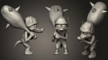 Military figurines Kosha 3d model